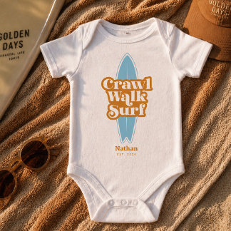 Body Para Bebê Bodysuit Personalizado para Bebê, Engatinhar Camin