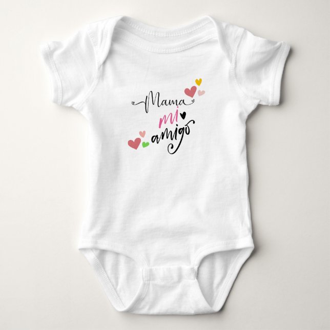 Body Para Bebê "Bodysuit Personalizado para Bebê – Orgânico Macio (Frente)