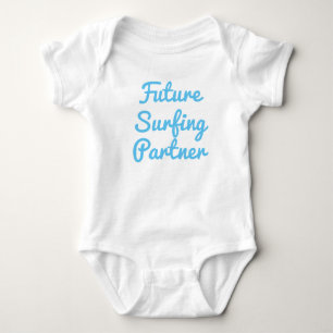 Body Para Bebê Bodysuit surfando futuro do bebê do sócio