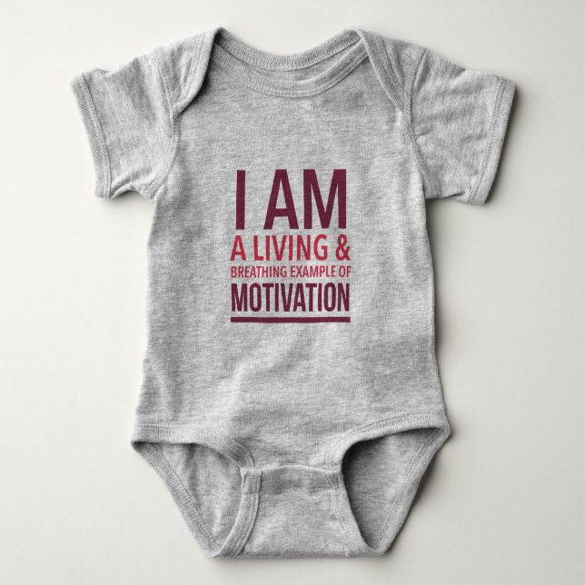 Body Para Bebê Bodysuit Typography Baby (Frente)