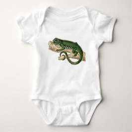 Body Para Bebê Bodysuit vívido do lagarto
