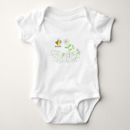 Body Para Bebê Bodysuits bonito da abelha