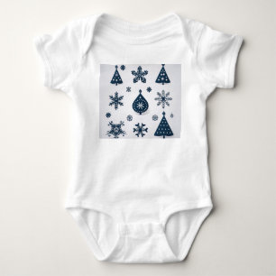 Body Para Bebê Bodysuits de bebê para o Natal