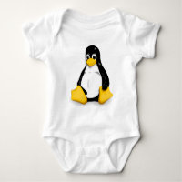 Bodysuits do bebê de Linux Tux