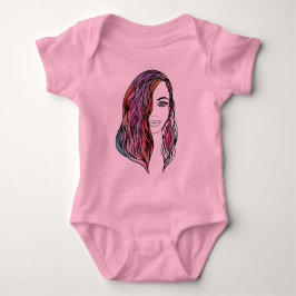 Body Para Bebê Bodysuits fofos com uma imagem