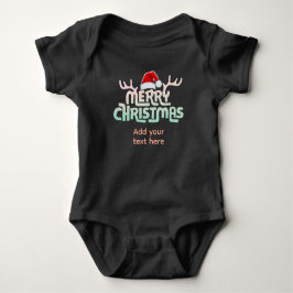 Body Para Bebê Bodysuits Personalizados de Natal para Bebês e Cri