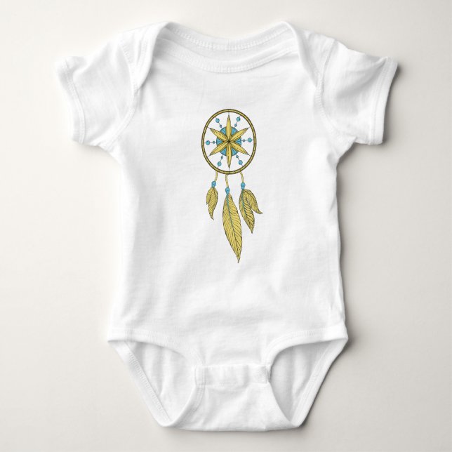 Body Para Bebê Boho Dream Catcher (Frente)