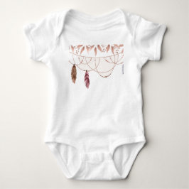 Body Para Bebê Boho Patterned Jersey