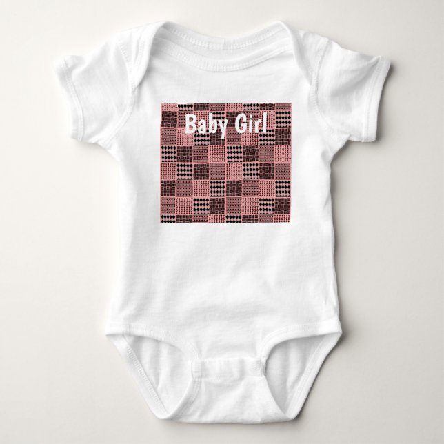 Body Para Bebê Boho Quilt (Frente)