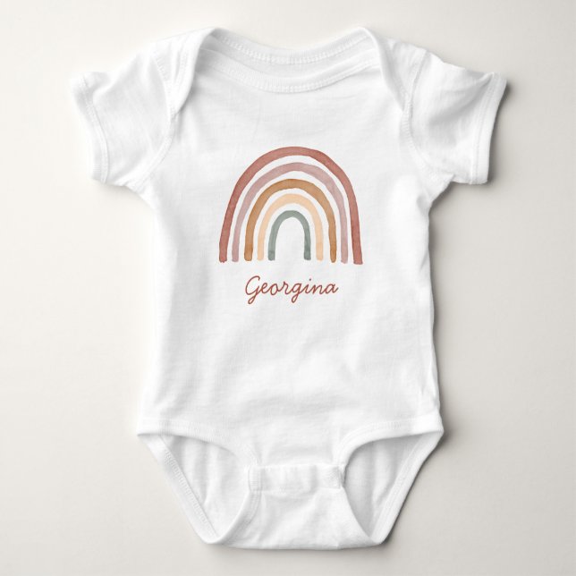 Body Para Bebê Boho Rainbow (Frente)