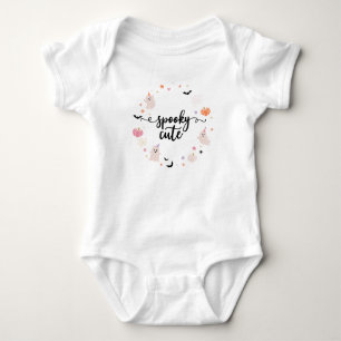Body Para Bebê Boho Spooky Ghost do Dia das Bruxas Bonito