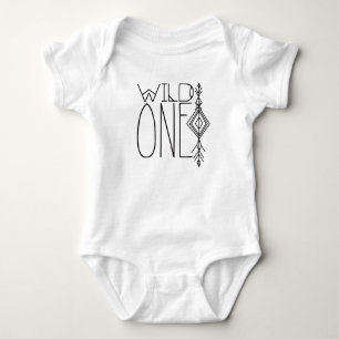 Body Para Bebê Boho um selvagem tribal
