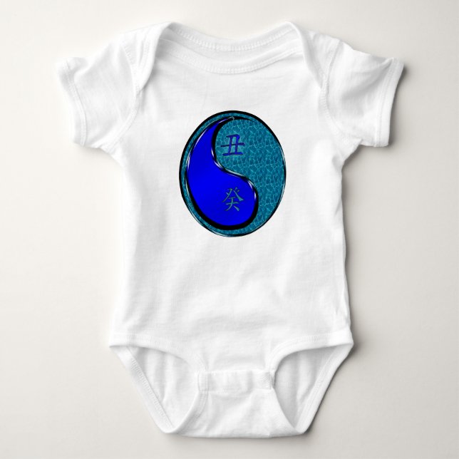 Body Para Bebê Boi de Água (Frente)