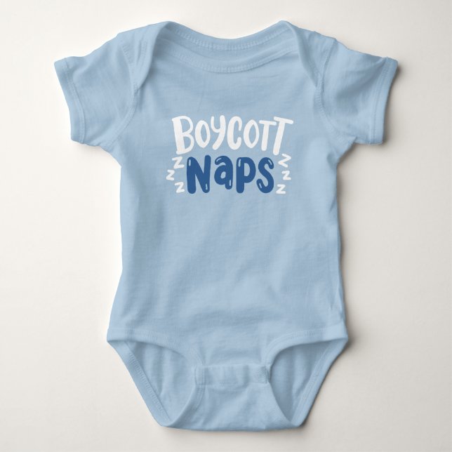 Body Para Bebê BOICOTE SONECAS – A Primeira Rebelião do Bebê (Frente)