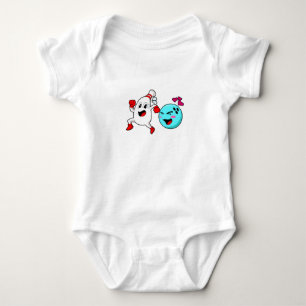 Body Para Bebê Bola de boliche boliche