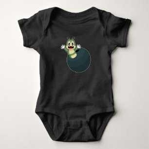 Body Para Bebê Bola de boliche das Boliches das lagartas