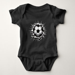 Body Para Bebê Bola de futebol