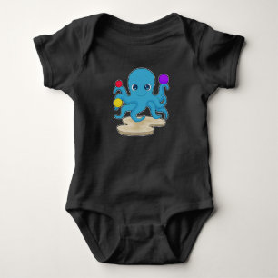 Body Para Bebê Bolas de cor de polvo