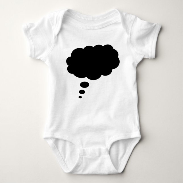 Body Para Bebê bolha01preta01 (Frente)