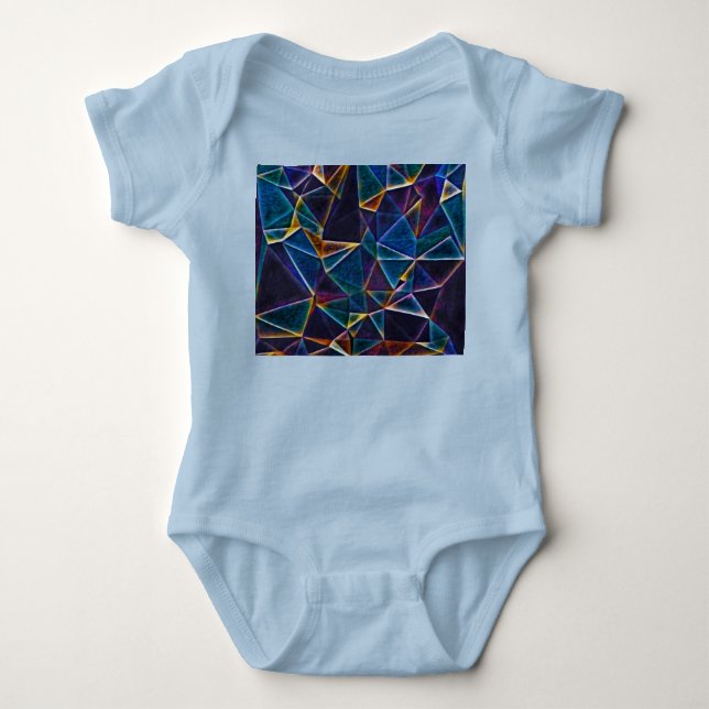 Body Para Bebê Bolhas Quebradas  Bodysuit de Bebê (Frente)
