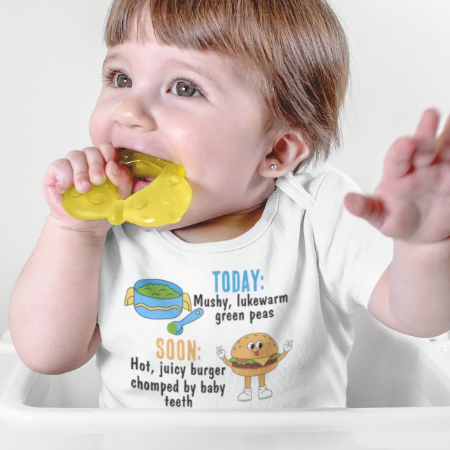 Body Para Bebê Boliche de Ervilha Verde e Burger (Criador carregado)