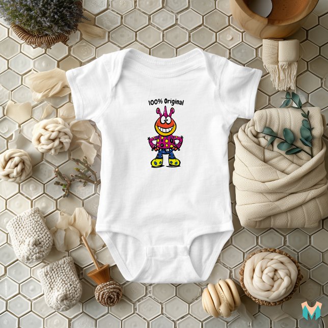 Body Para Bebê Bolinhas Alienígena Toddler (Criador carregado)