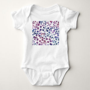 Body Para Bebê Bolinhas Aquarela: Geométrico Sem Costura.