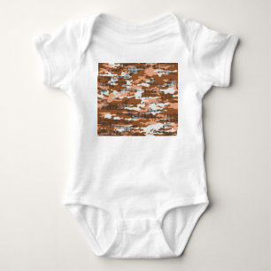 Body Para Bebê Bolinhas de camuflagem: Abstrato sem costura.