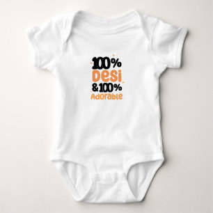 Body Para Bebê Bollywood Baby Gift, Chá de fraldas Engraçado Desi