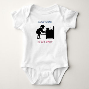 Body Para Bebê Bolo da mãe no forno