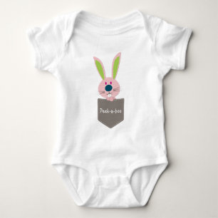 Body Para Bebê BOLSO PALS : Coelho 1