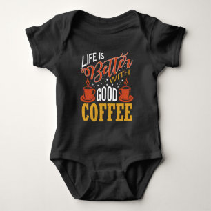 Body Para Bebê Bom café