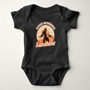 Body Para Bebê Bom Dia Sunshine Bigfoot Engraçado