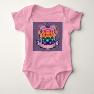 Body Para Bebê Bom te carne": Feliz aniversário