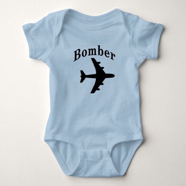 Body Para Bebê Bombardeiro (Frente)