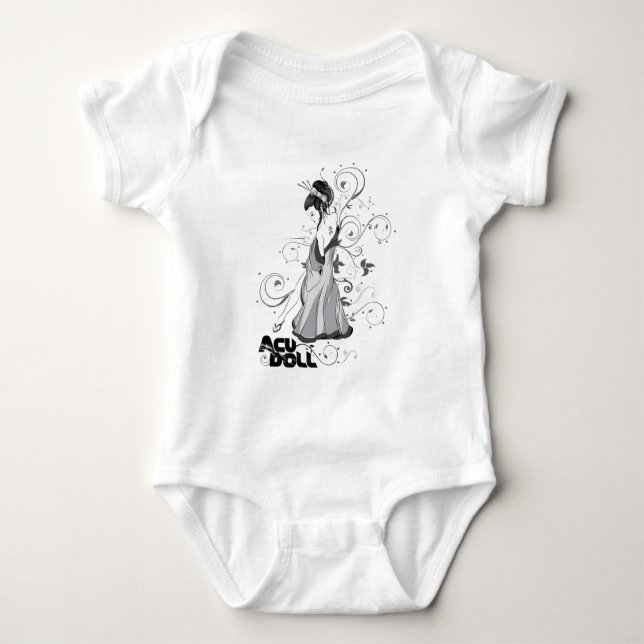 BODY PARA BEBÊ BONECA DA ACU (Frente)