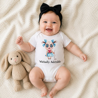 Body Para Bebê Boneca Voodoo Fofa Diabolicamente Adorável