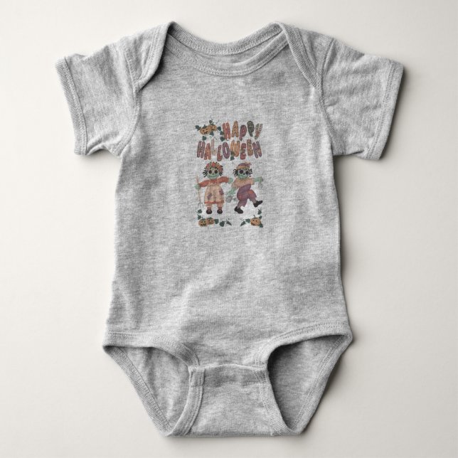 Body Para Bebê Bonecas de Trapo Zumbis Bebê (Frente)
