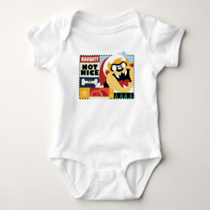 Body Para Bebê BONEY TUNES™ TAZ™ Naughn Not Nice