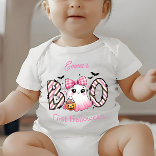 Body Para Bebê Bonita Garota Fantasma do Primeiro Halloween Perso