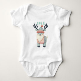 Body Para Bebê Bonita Reindeer