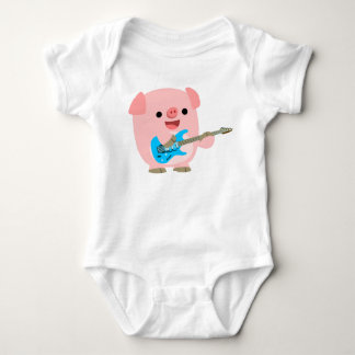 Body Para Bebê Bonita Rocha Cartoon Pig Baby Clothing
