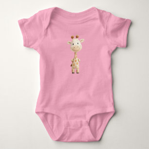 Body Para Bebê "Bonitão Nascível Adorável, Girafa Bebê