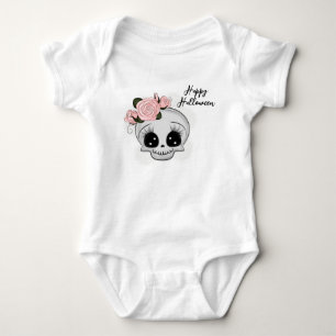 Body Para Bebê Bonitinho Crânio de Bebê Bonito