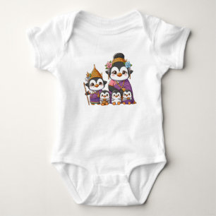 Body Para Bebê Bonitinho Pinguim Tailandês Adorável
