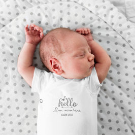 Body Para Bebê Bonito Bebê Personalizado Simples