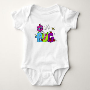 Body Para Bebê Bonito como Inseto