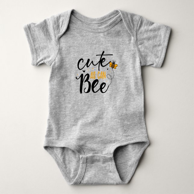 Body Para Bebê Bonito Como Pode Ser (Frente)
