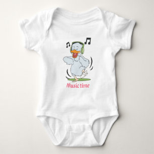 Body Para Bebê Bonito Dançarino Bebê Bebê - Desenho Musical