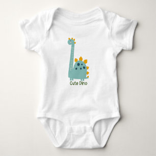 Body Para Bebê Bonito Dino Personalizado Bebê Roupa